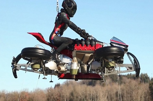 俄羅斯研發(fā)出飛行摩托車(chē)，世界著名摩托車(chē)品牌