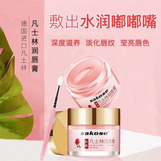sakose凡士林潤唇膏 保濕滋養(yǎng)，讓你擁有水潤?quán)洁酱? width=