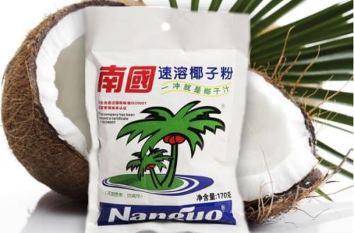 南國椰子粉：海南優(yōu)質(zhì)新鮮椰子為原材料